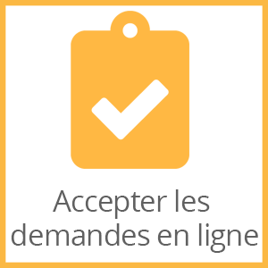 Accepter les demandes en ligne