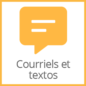 Courriels et textos