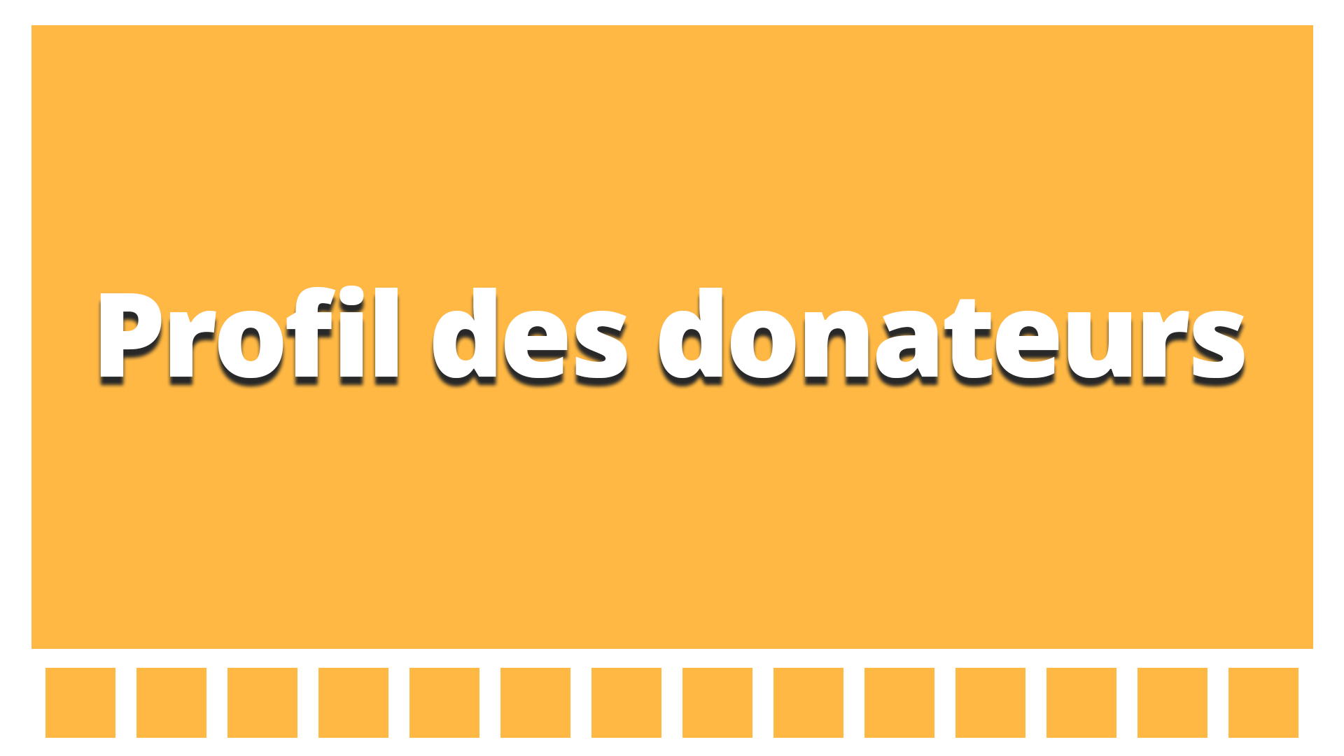 Profil des donateurs